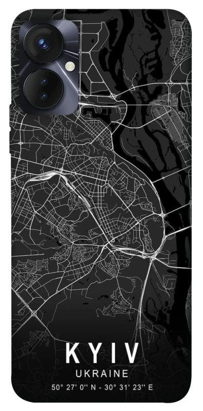 Чехол на TECNO Spark 9 Pro (KH7n) Kyiv map фото 1 из 1