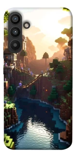 Чехол на Samsung Galaxy A34 5G Minecraft sunset фото 1 из 1