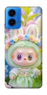 Чехол на Motorola Moto G45 Labubu & Flowers ver.2 фото 1 из 1