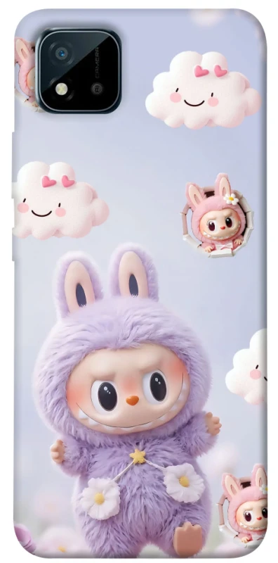 Чохол на Realme C20 Labubu & clouds фото 1 з 1