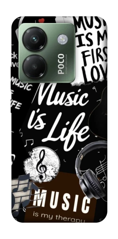 Чохол на Xiaomi Poco M7 pro 5G Music is Life фото 1 з 1