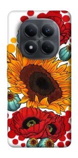 Чохол на Xiaomi Redmi Note 15 Pro 4G Соняшники та маки фото 1 з 1