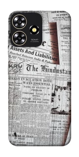 Чехол на ZTE Blade A73 4G Газеты фото 1 из 1