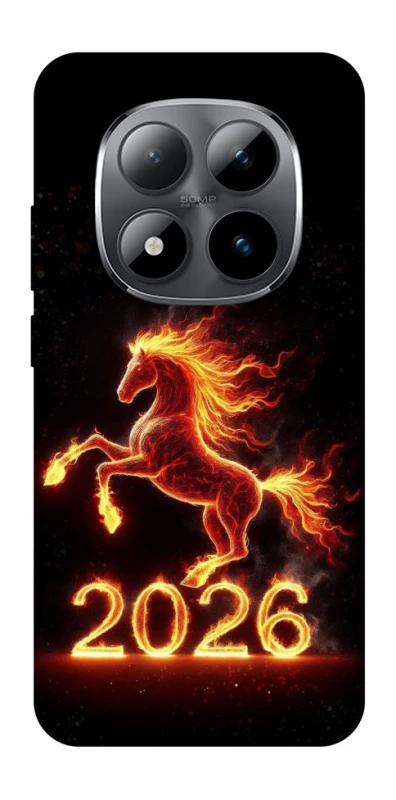 Чохол на Xiaomi Redmi Note 15 Pro 5G Red Fire Horse ver.1 фото 1 з 1