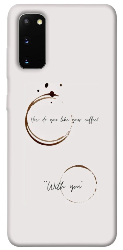 Чохол на Samsung Galaxy S20 Coffee with you фото 1 з 1