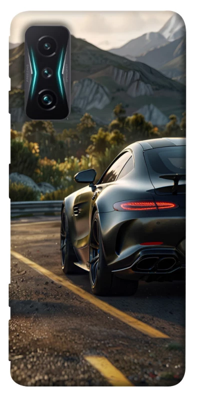 Чохол на Xiaomi Redmi K50 Gaming Car in the mountains фото 1 з 1