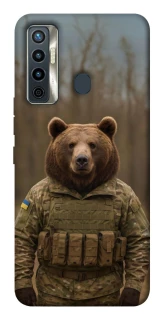 Чохол на TECNO Camon 17 Ведмідь захисник фото 1 з 1