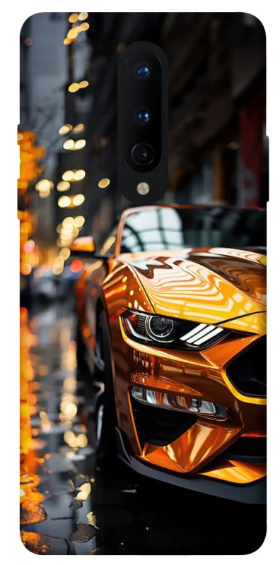 Чохол на OnePlus 8 Golden sports car фото 1 з 1
