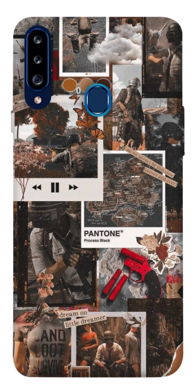 Чохол на Samsung Galaxy A20s PUBG Collage фото 1 з 1