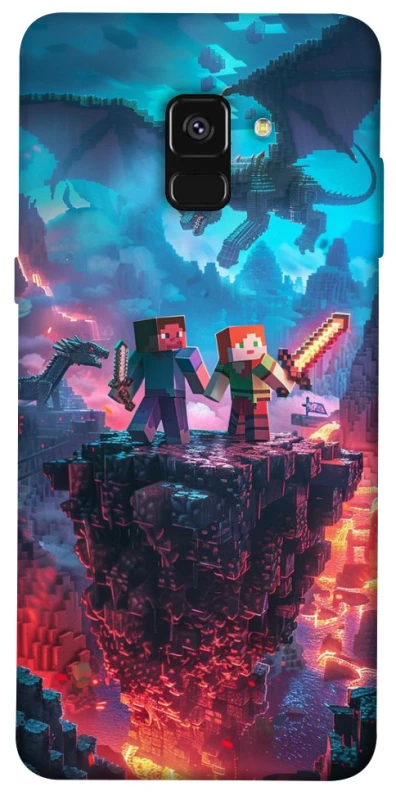 Чохол на Samsung A530 Galaxy A8 (2018) Minecraft v3 фото 1 з 1