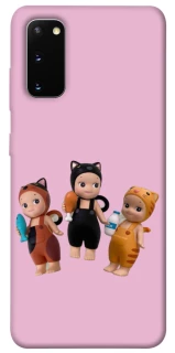 Чехол на Samsung Galaxy S20 Cat Cafe Trio фото 1 из 1