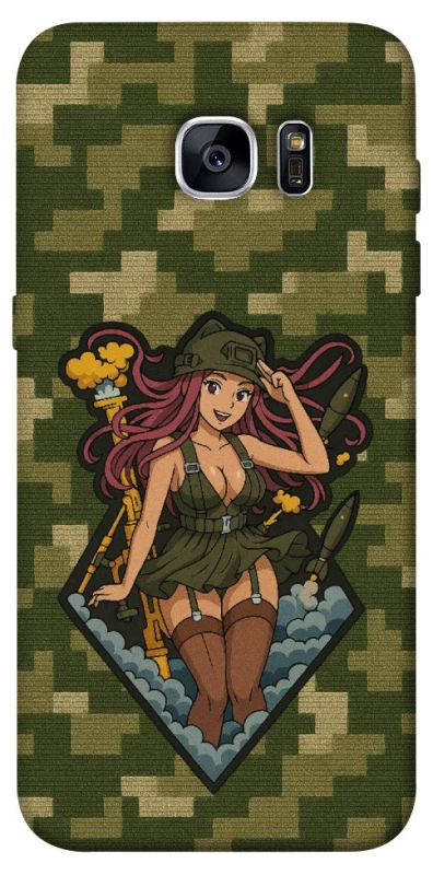 Чохол на Samsung G935F Galaxy S7 Edge Military Waifu фото 1 з 1