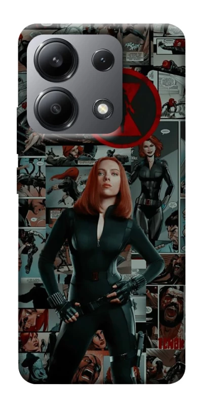 Чехол на Xiaomi Redmi Note 13 4G Black Widow фото 1 из 1