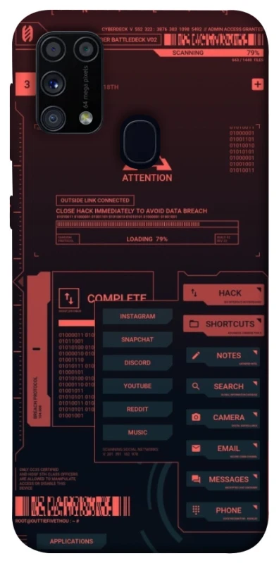 Чохол на Samsung Galaxy M31 Attention фото 1 з 1