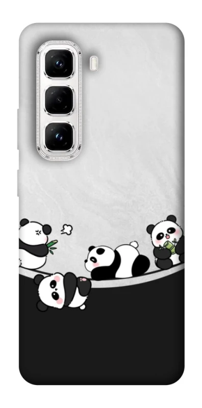 Чехол на Infinix Hot 50 Pro Four pandas фото 1 из 1