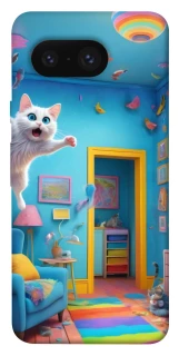 Чохол на Google Pixel 8 crazy cat фото 1 з 1