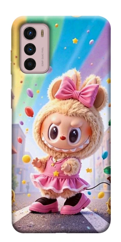 Чохол на Motorola Moto G42 Labubu rainbow фото 1 з 1