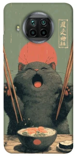 Чехол на Xiaomi Mi 10T Lite / Redmi Note 9 Pro 5G Hungry Cat фото 1 из 1