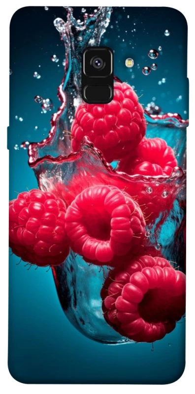 Чохол на Samsung A530 Galaxy A8 (2018) Малинка у воді фото 1 з 1