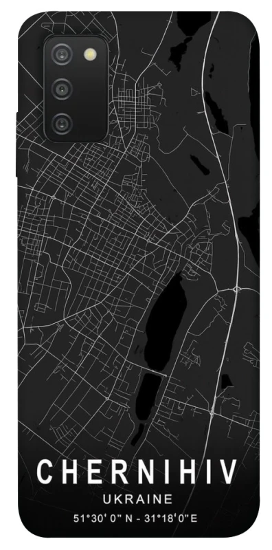 Чехол на Samsung Galaxy A03s Chernihiv map фото 1 из 1