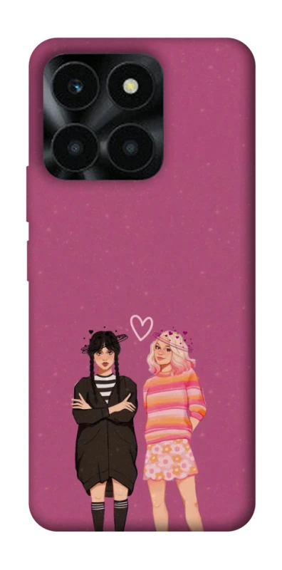 Чохол на Huawei Honor X6a Raven & Rainbow Wednesday фото 1 з 1