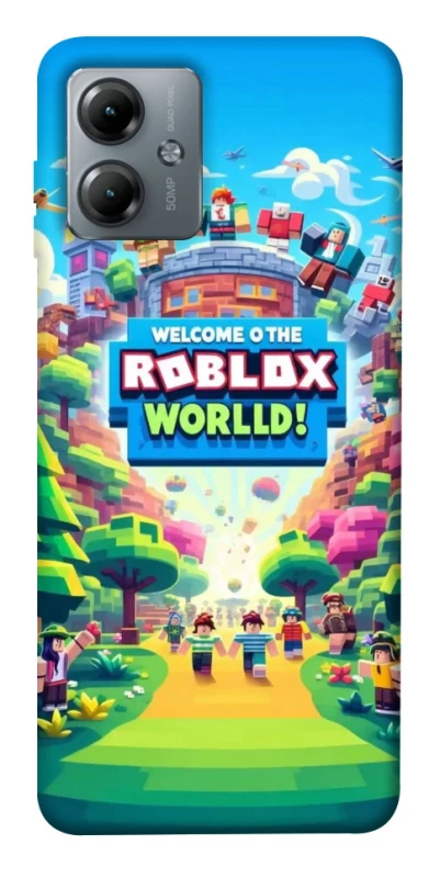Чохол на Motorola Moto G14 Roblox World фото 1 з 1