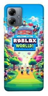 Чехол на Motorola Moto G14 Roblox World фото 1 из 1