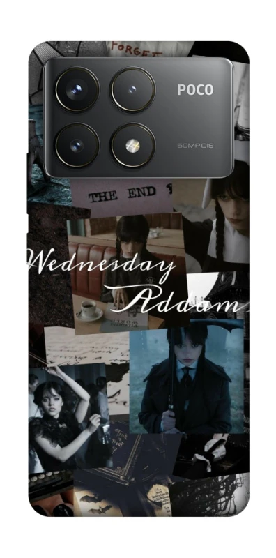 Чохол на Xiaomi Poco F6 Pro Wednesday Collage ver.1 фото 1 з 1