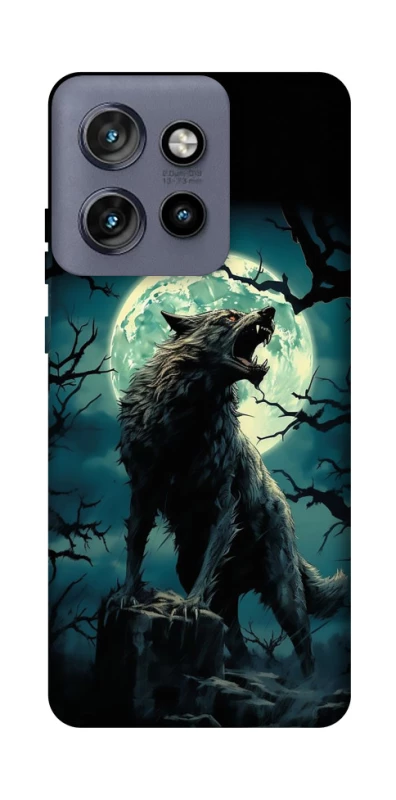 Чехол на Motorola Edge 50 Neo Волк под луной фото 1 из 1