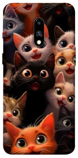 Чохол на OnePlus 7 happy cats фото 1 з 1