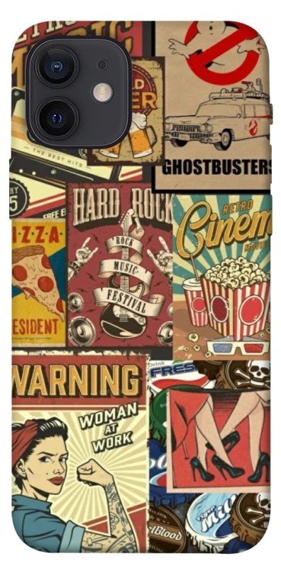 Чохол на Apple iPhone 12 (6.1") Retro collage ver.2 фото 1 з 1