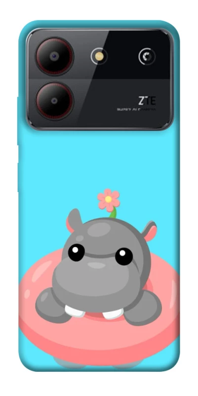 Чохол на ZTE Blade A54 4G Adopt Me Hippo Floatie фото 1 з 1