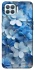 Чехол на Oppo F17 Pro Синие цветы фото 1 из 1