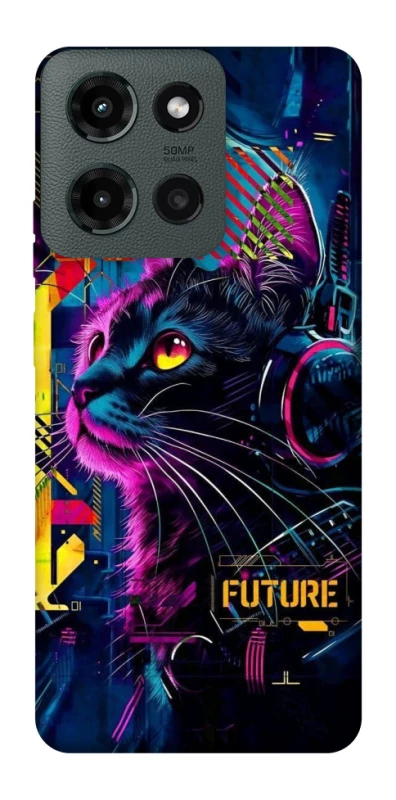 Чохол на Motorola Moto G Power (2025) Cyber Cat v2 фото 1 з 1