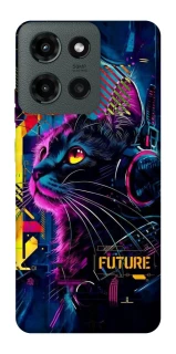Чохол на Motorola Moto G Power (2025) Cyber Cat v2 фото 1 з 1