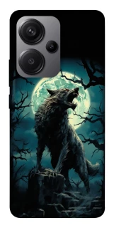 Чохол на Xiaomi Redmi Note 13 Pro+ Вовк під місяцем фото 1 з 1