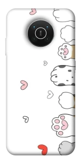Чехол на Nokia X10 / X20 Paws фото 1 из 1