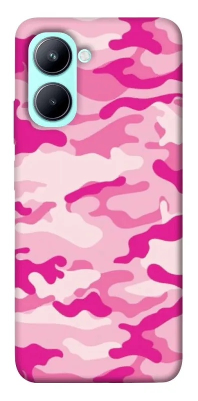 Чехол на Realme C33 camouflage pink фото 1 из 1
