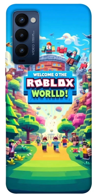 Чехол на TECNO Camon 18 Roblox World фото 1 из 1