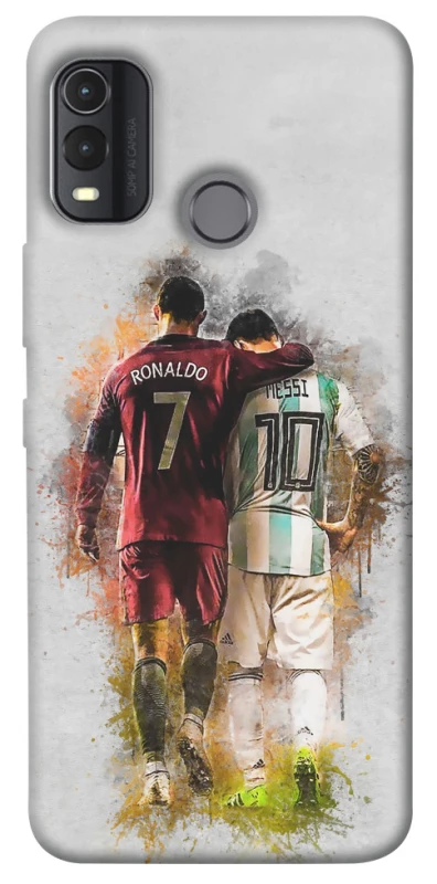 Чохол на Nokia G11 Plus Ronaldo та Messi фото 1 з 1