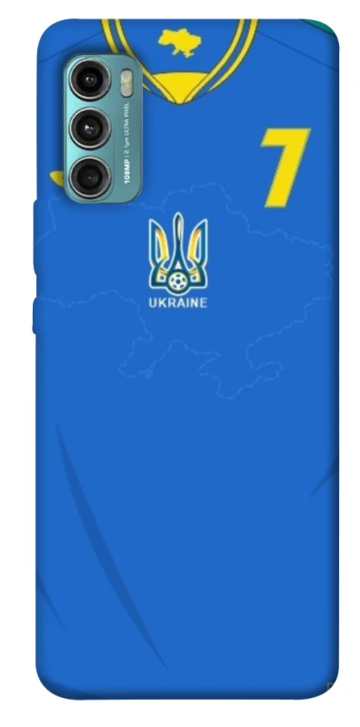 Чохол на Motorola Moto G60 UA-Football ver.4 фото 1 з 1