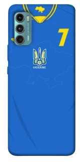 Чохол на Motorola Moto G60 UA-Football ver.4 фото 1 з 1