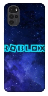 Чохол на Motorola Moto G22 Roblox Space Logo Blue фото 1 з 1