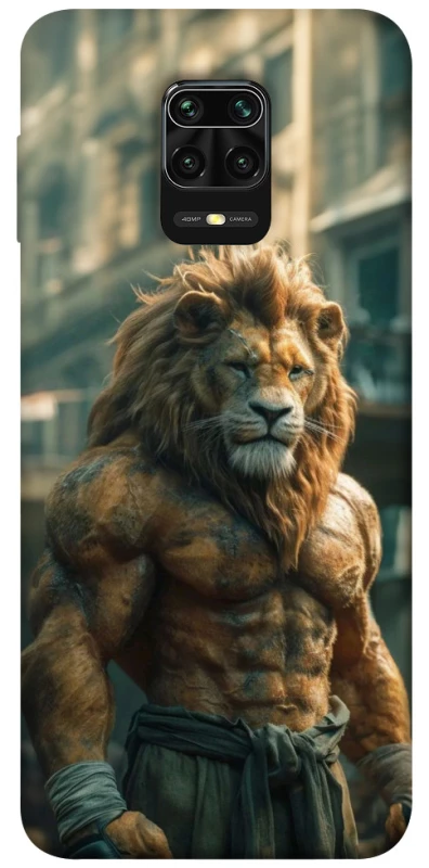 Чехол на Xiaomi Redmi Note 9s / Note 9 Pro / Note 9 Pro Max Лев фото 1 из 1