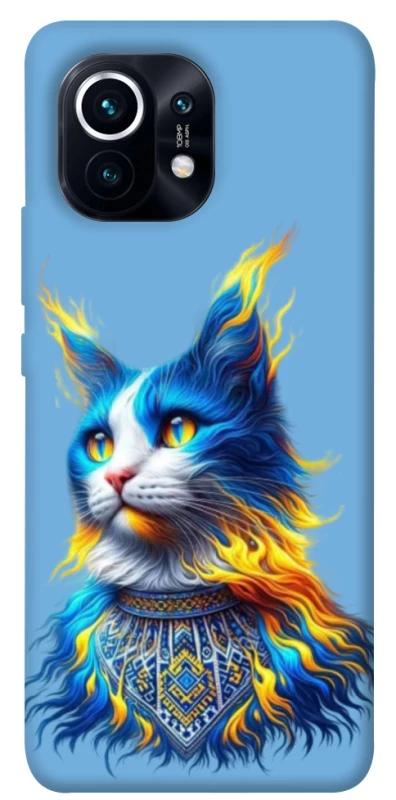 Чохол на Xiaomi Mi 11 Кіт патріот фото 1 з 1