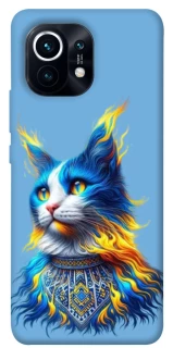 Чехол на Xiaomi Mi 11 Кот патриот фото 1 из 1