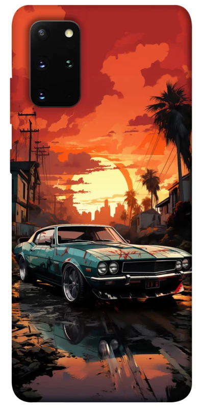Чехол на Samsung Galaxy S20+ Car at sunset фото 1 из 1