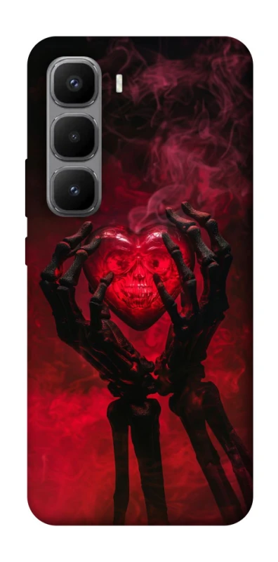 Чохол на Infinix Hot 60 Pro+ Heart in the hands of a skeleton фото 1 з 1