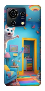 Чохол на ZTE Blade V50 Vita crazy cat фото 1 з 1