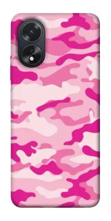 Чехол на Oppo A18 camouflage pink фото 1 из 1